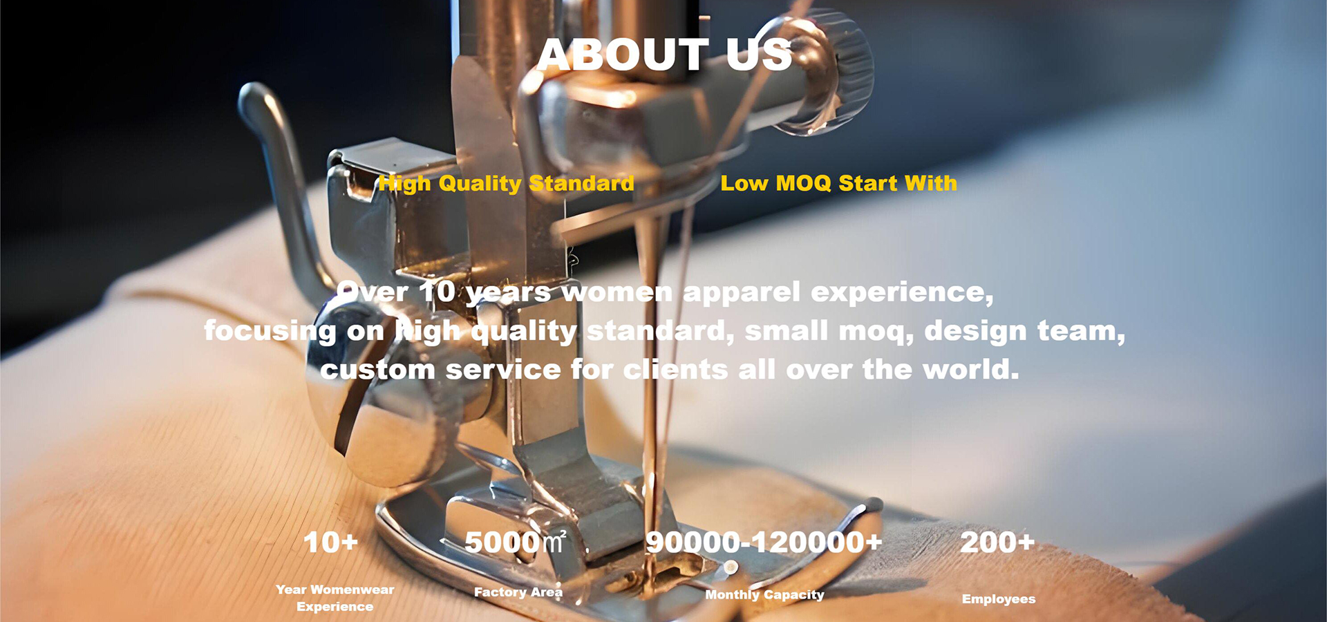 high quality small MOQ manufacturer