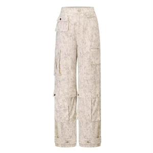 Parachute cargo pants for women