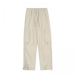 Side pocket drawstings streetwear cargo pant